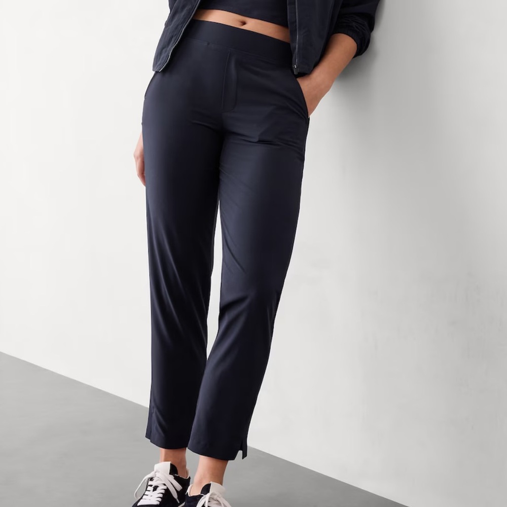 ATHLETA Brooklyn Mid Rise Ankle Pants size 4 Tall